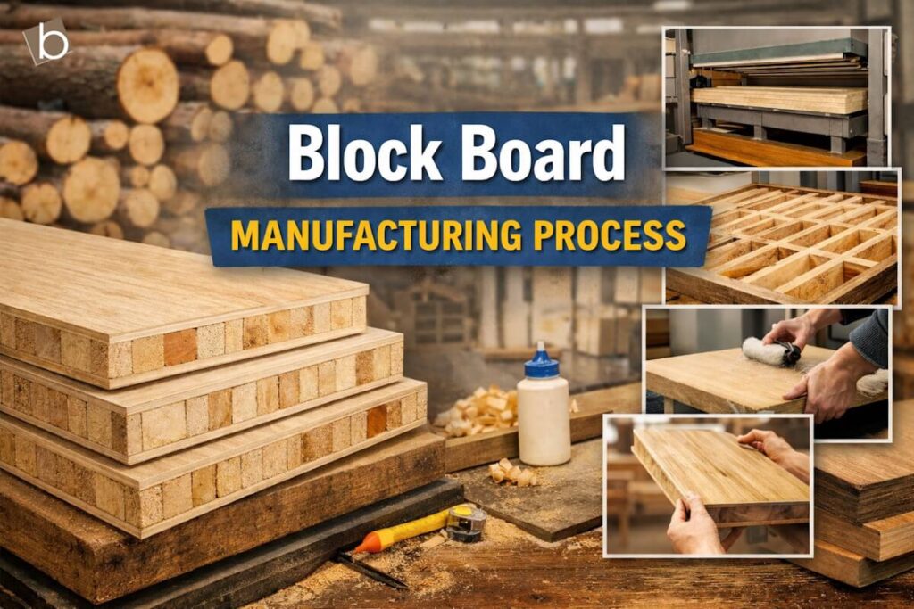 block board manufacturing process