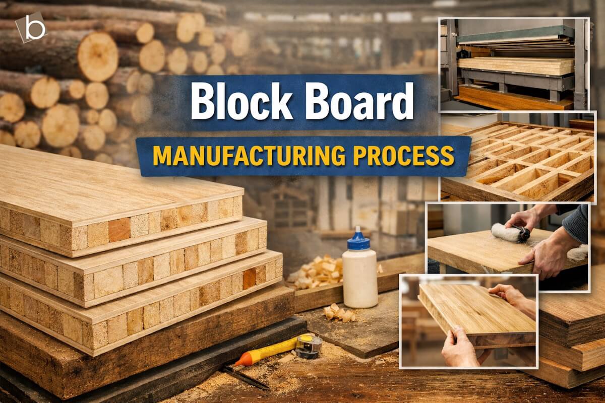 block board manufacturing process