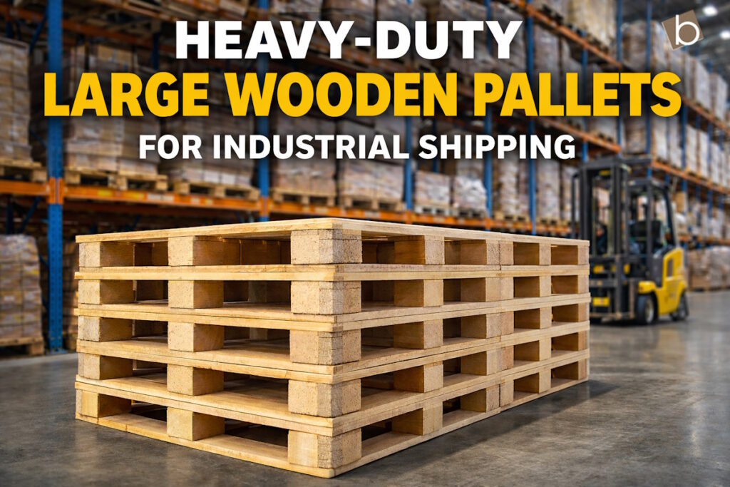 large wooden pallets