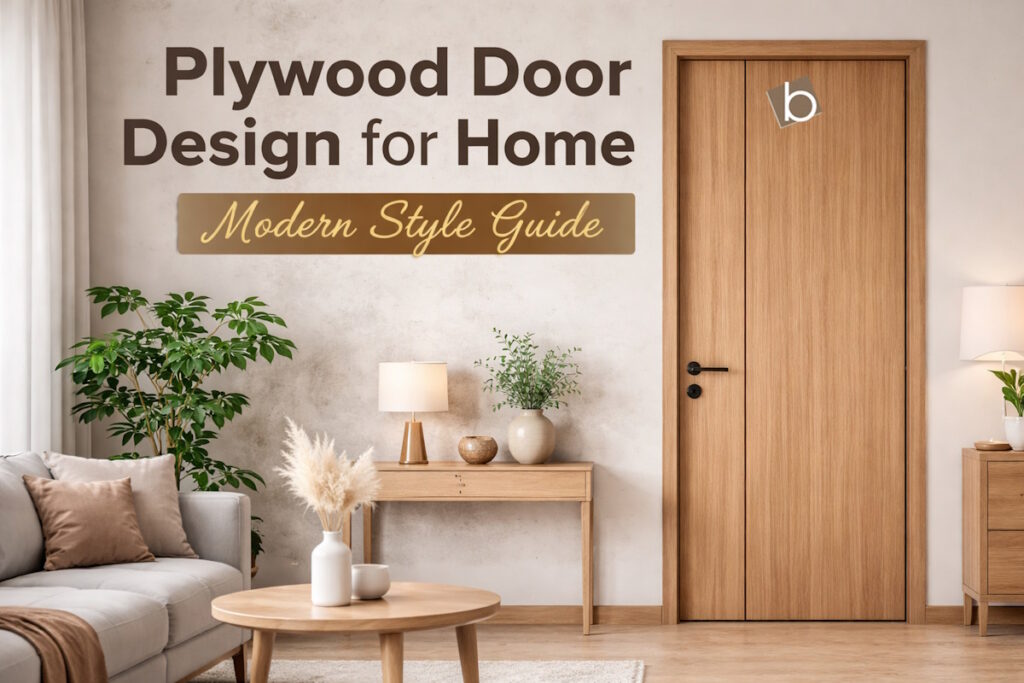 plywood door design for home