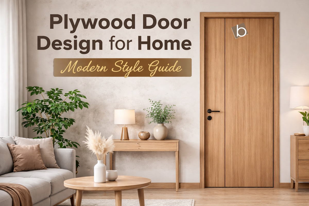 plywood door design for home