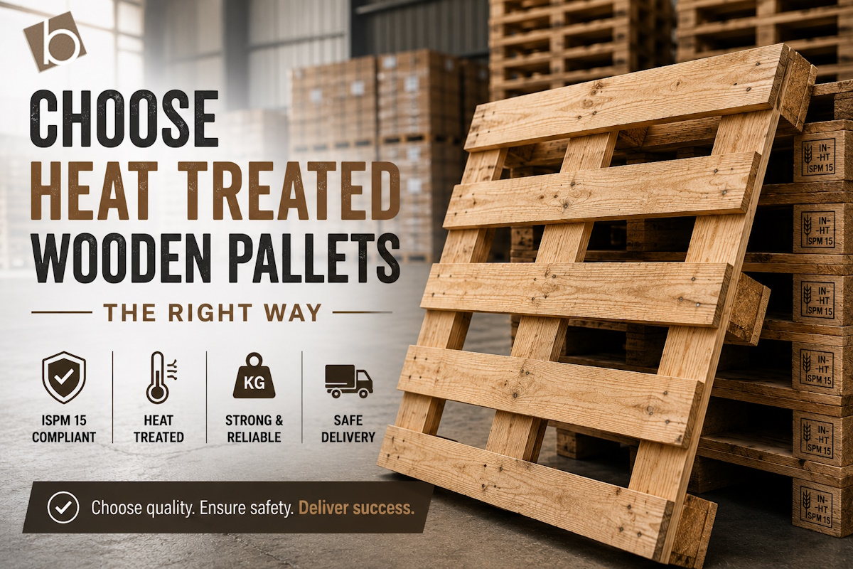 heat treated wooden pallets