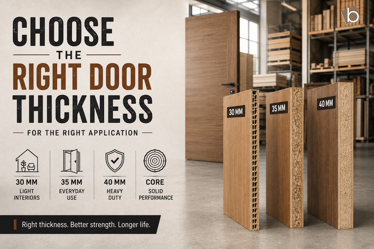 flush door thickness
